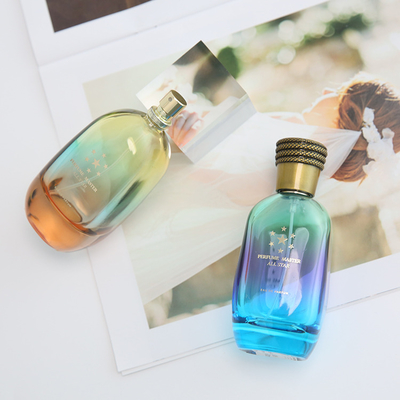 Free Sample Cosmetic Perfume Packaging Fancy 30ml 50ml 80ml 100ml Bulk Spray Crimp Empty Glass Perfume Bottles